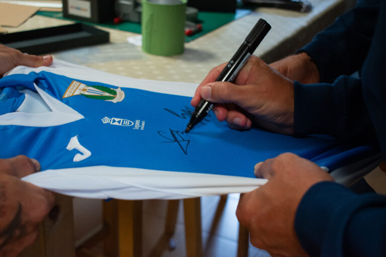 Leganés, España 9 de octubre. Visita del CD Leganés al Centro de Atención Social de la Fundación Manantial. Foto Lucía Maestro. @luciaamaestro