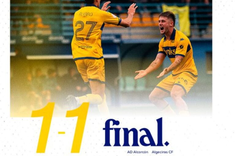 Imagen cartel partido Alcorcón - Algeciras I Imagen: Alcorcón - Tiralíneas Madrid