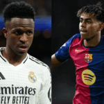 Vinícius y Lamine Yamal @onefootball