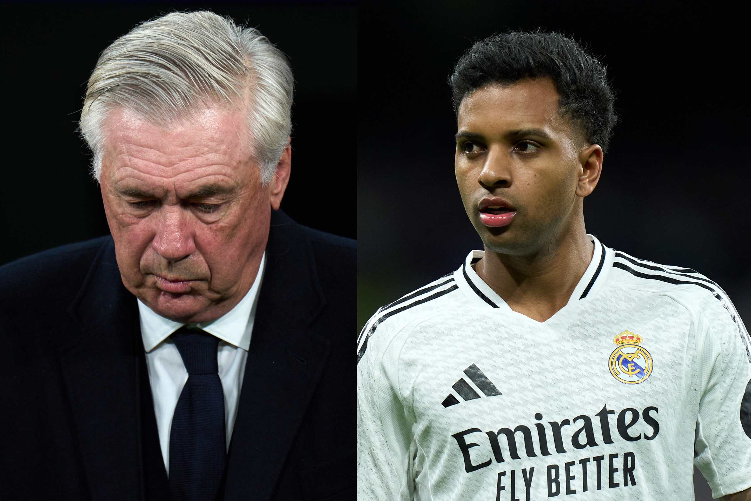 Ancelotti y Rodrygo @onefootball