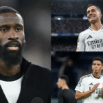 Rüdiger, Lucas Vázquez y Bellingham @onefootball