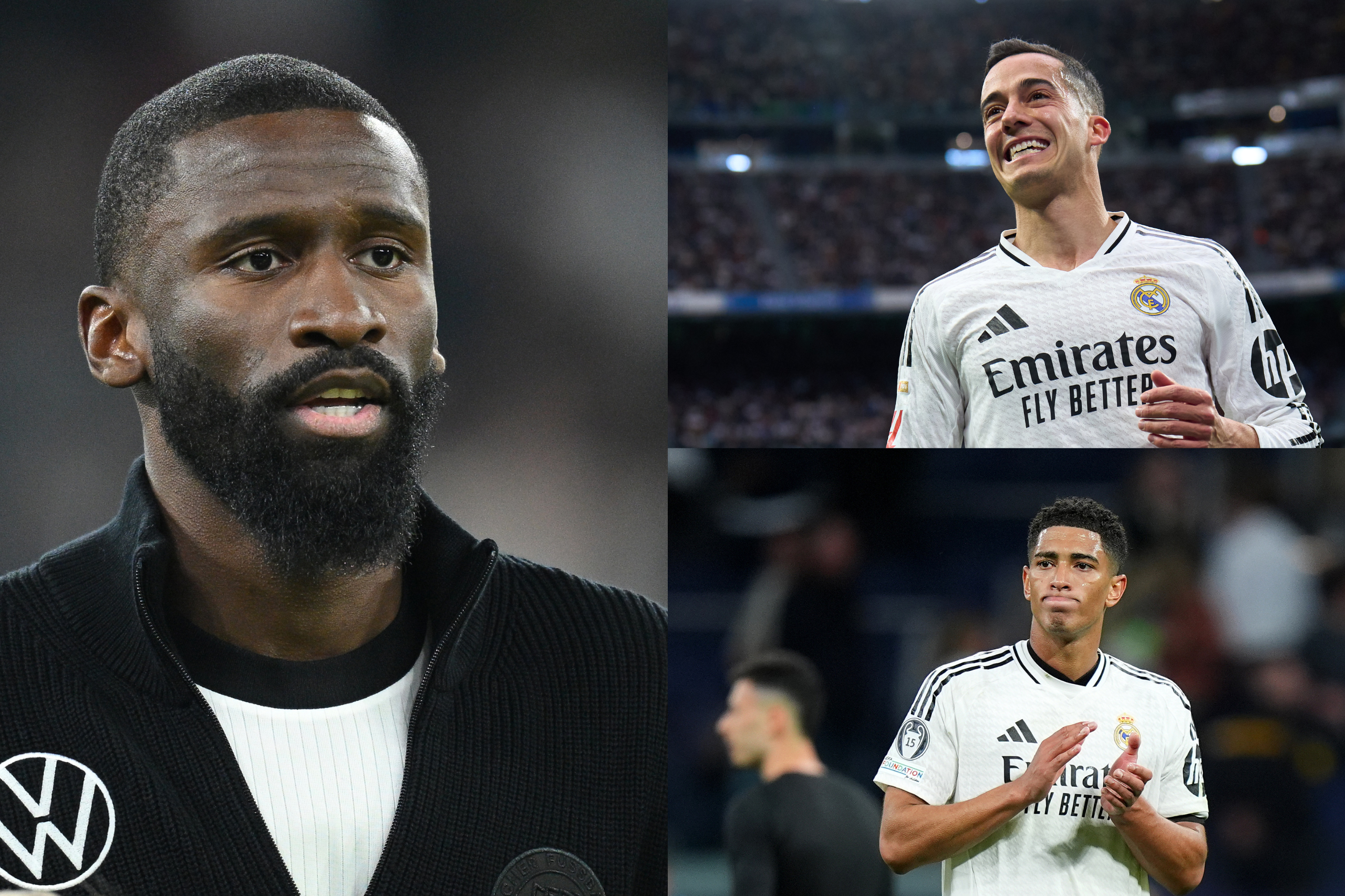 Rüdiger, Lucas Vázquez y Bellingham @onefootball