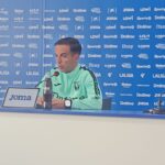 Borja Jiménez en la rueda de prensa previa al Villareal - Leganés de la jornada 36 de liga | Imagen: Pablo Viñuales