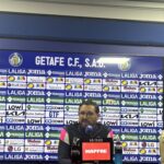 José Bordalás en rueda de prensa| Imagen:Emiliano Gómez