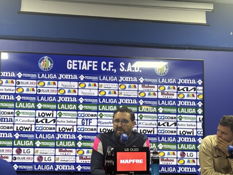 José Bordalás en rueda de prensa| Imagen:Emiliano Gómez