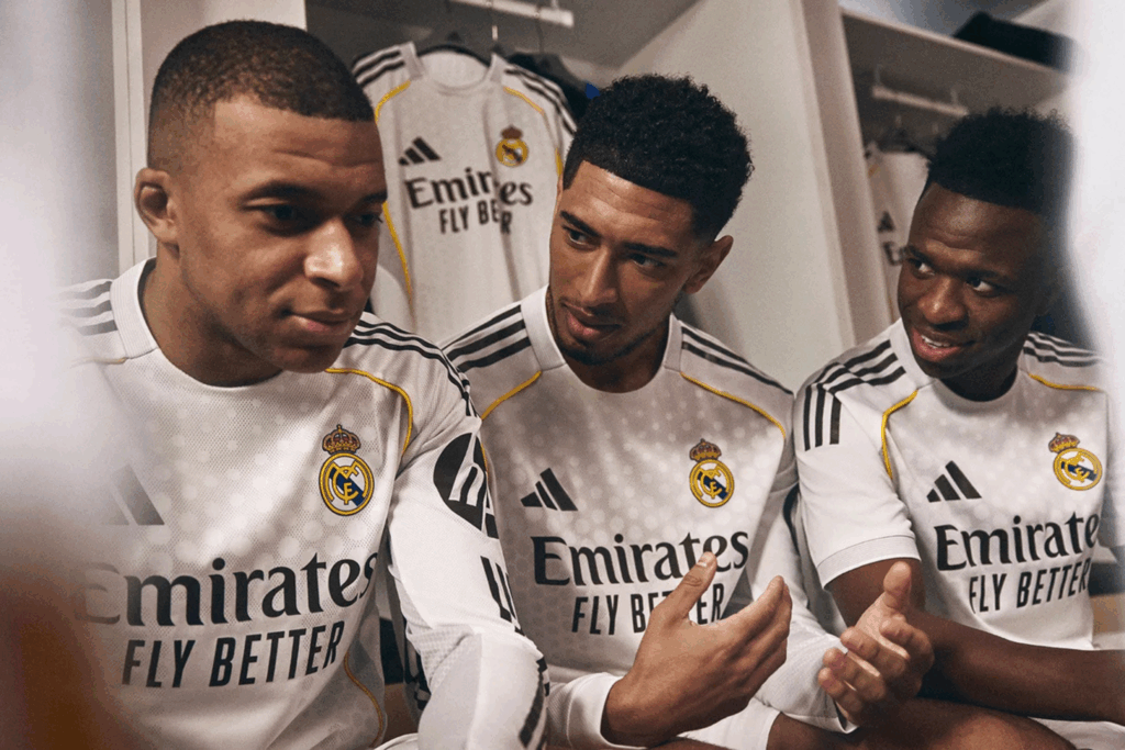 Mbappé, Bellingham y Vinicus @realmadrid