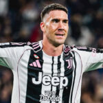 Dusan Vlahovic celebrando un gol con la Juventus. | Foto vía Instagram oficial Juventus FC.