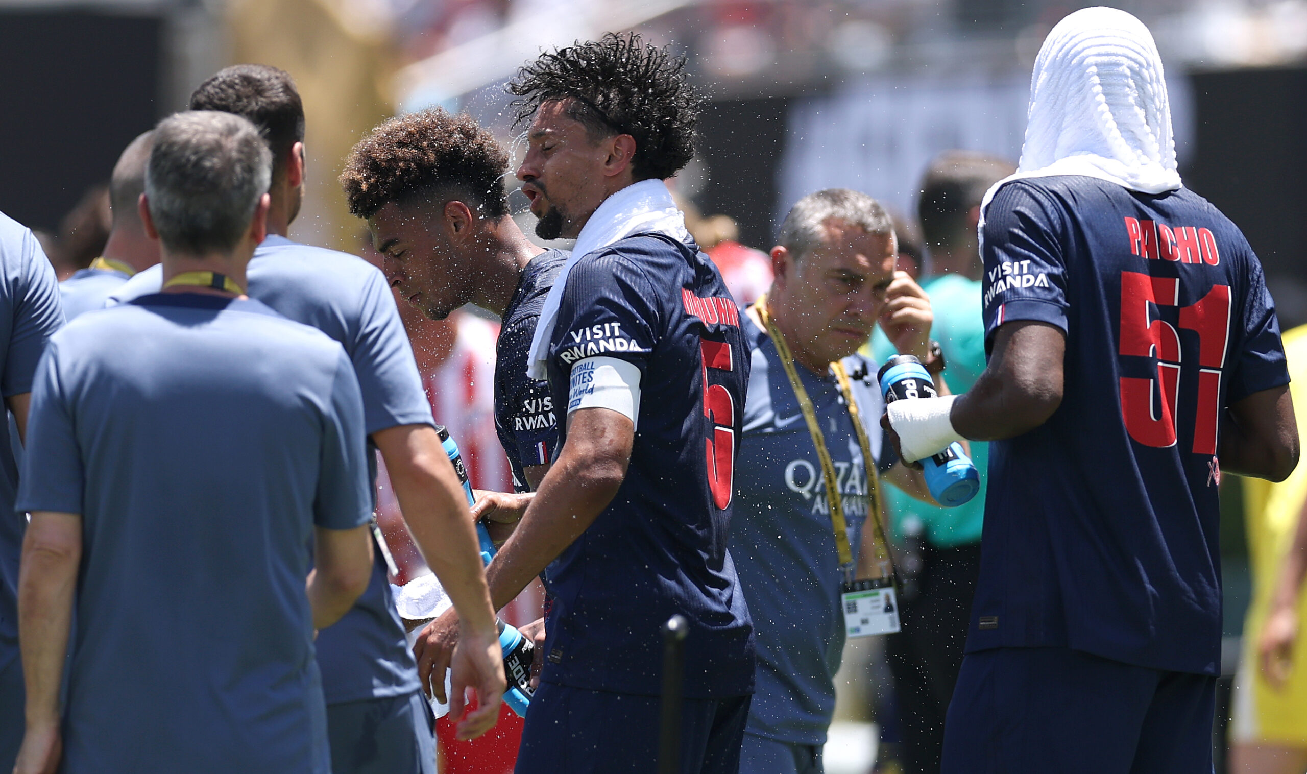 Pausa de hidratación Mundial de Clubes I Imagen: OneFootball